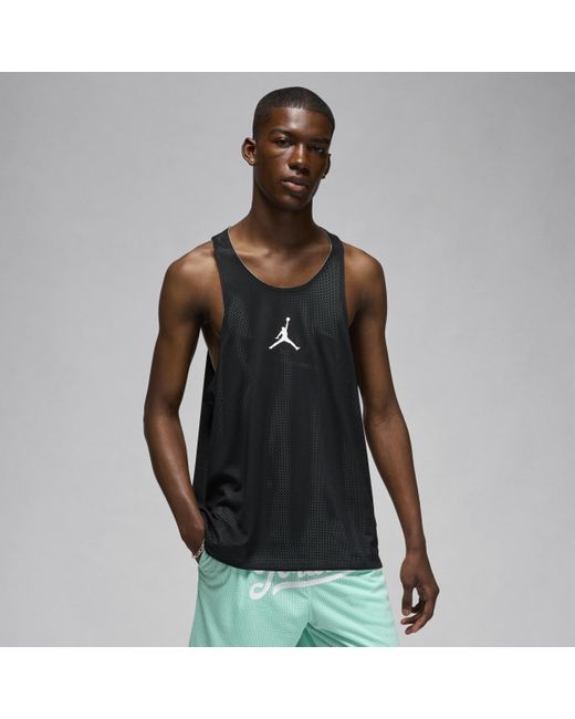 Nike Black Jordan Flight Mvp Reversible Mesh Jersey for men