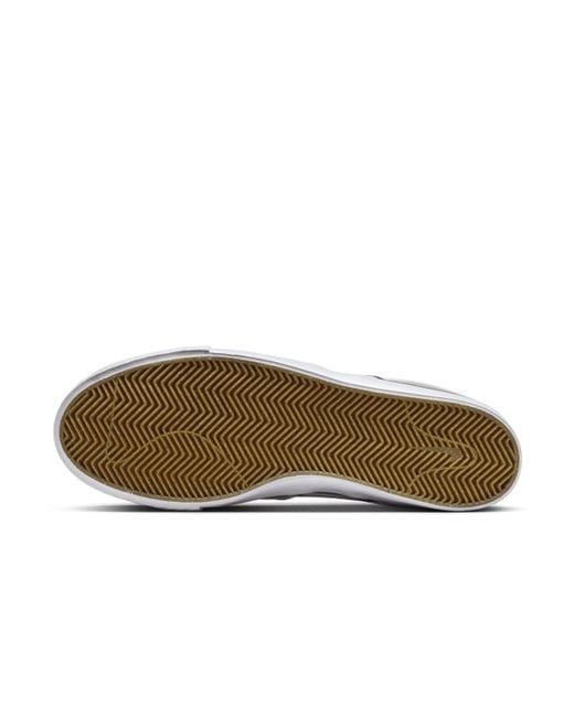 Nike White Sb Janoski+ Slip Skate Shoes for men