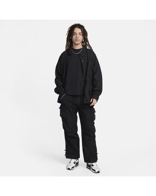 Nike Black Sportswear Tech Pack Woven Lined Trousers Nylon for men