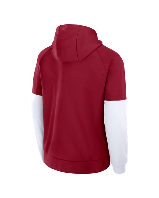 Nike Red Alabama Crimson Tide Fitness Menâ Therma College Pullover Hoodie for men