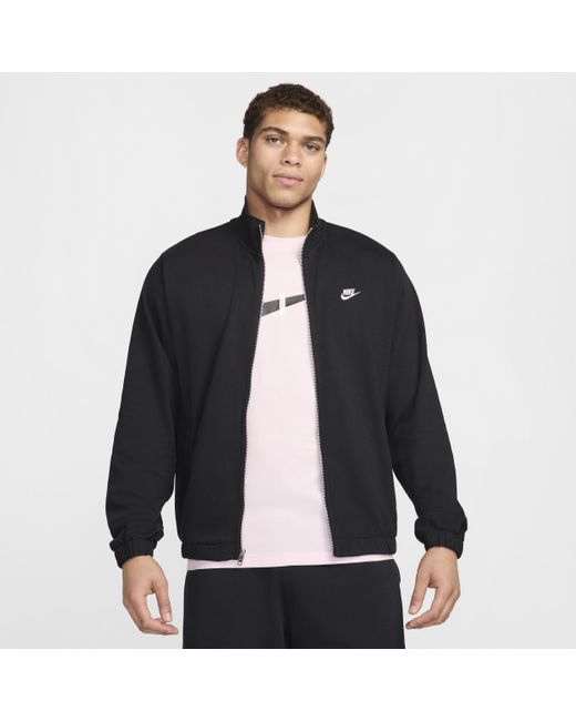 Nike Black Club Knit Jacket for men