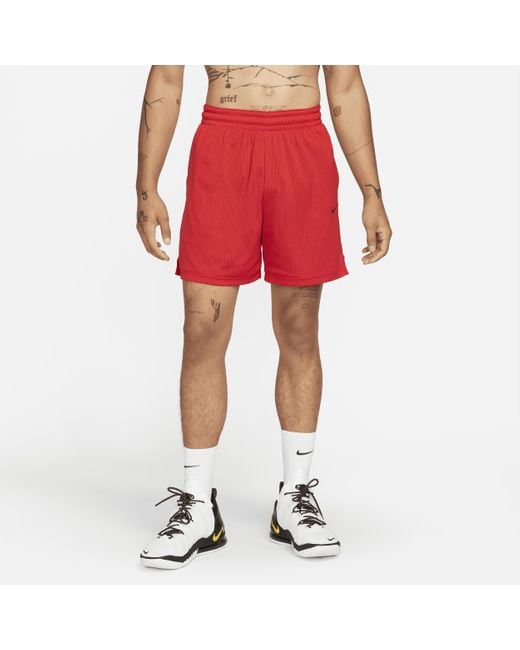 Nike Mesh Basketball Shorts In Red, for Men Lyst