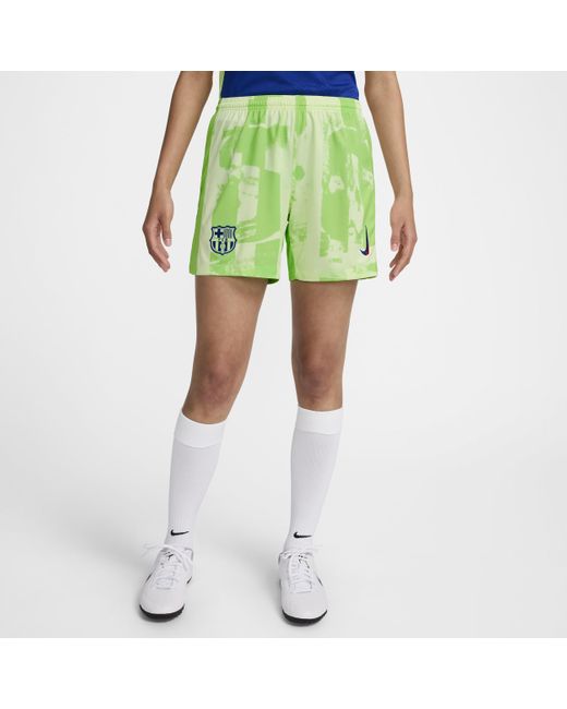 Nike Green F.C. Barcelona 2024/25 Stadium Third Dri-Fit Football Replica Shorts