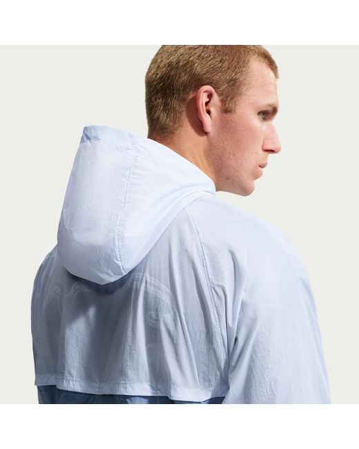 Nike Blue Windrunner Unlined Full-Zip Uv Jacket for men