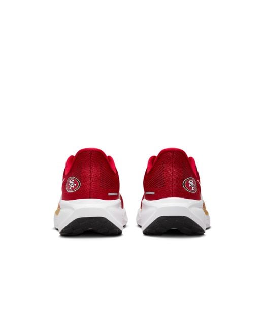 Nike Red San Francisco 49Ers Pegasus 41 Nfl Road Running Shoes for men