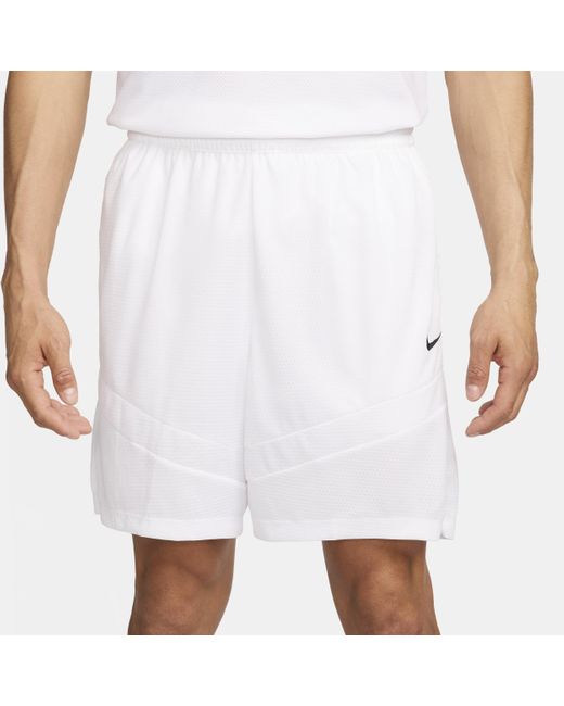 Nike White Icon Dri-fit 8" Basketball Shorts for men