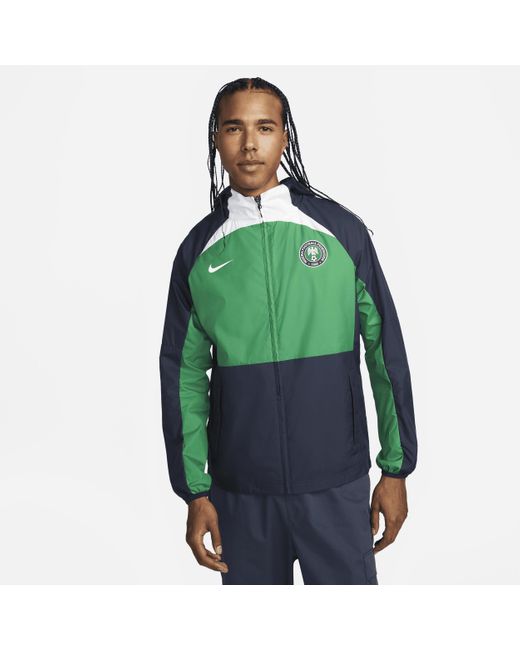 Nike Nigeria Awf Full-zip Football Jacket 50% Recycled Polyester in Green  for Men | Lyst