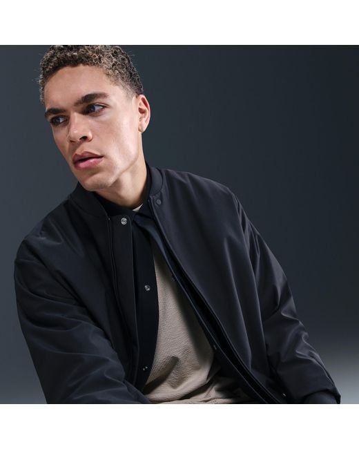 Nike Blue 24.7 Octa Therma-Fit Bomber Jacket for men