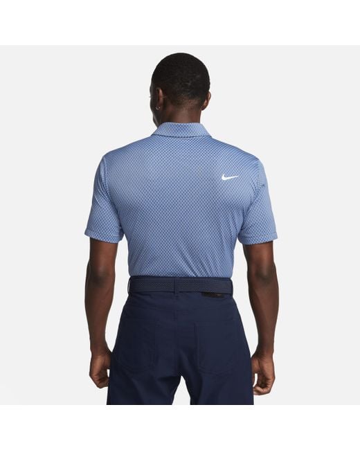 Polo da golf dri-fit tour di Nike in Blue da Uomo