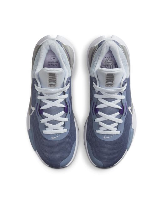 Nike Blue Renew Elevate 3 Basketball Shoes