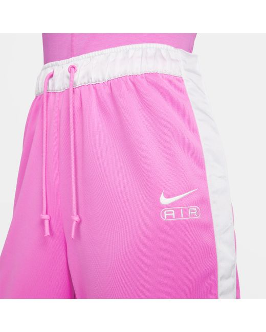 Nike Pink Air Mid-rise Breakaway Trousers Polyester
