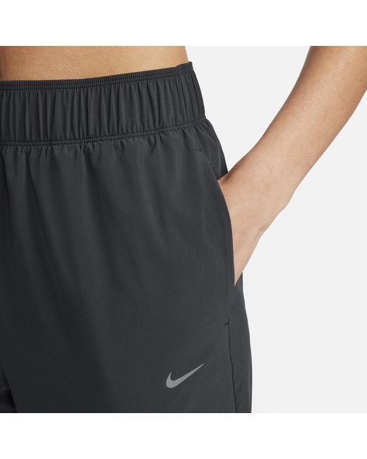 Nike Black Dri-Fit Fast Mid-Rise 7/8 Running Trousers