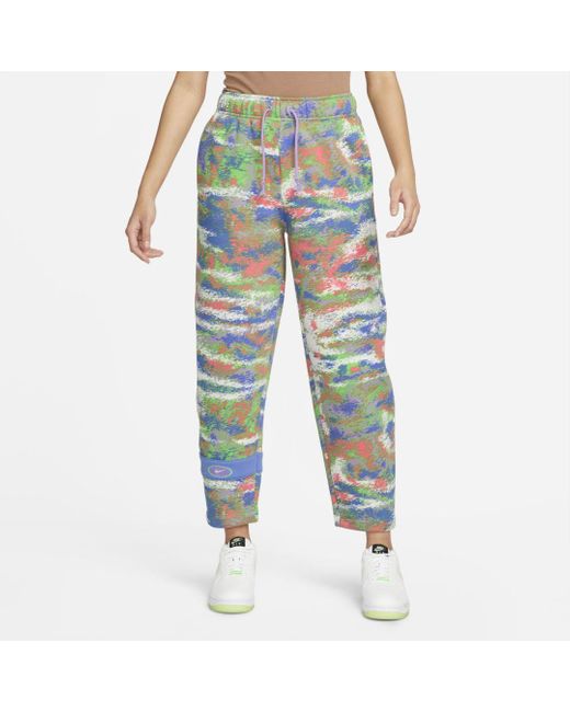 nike fleece curve pants