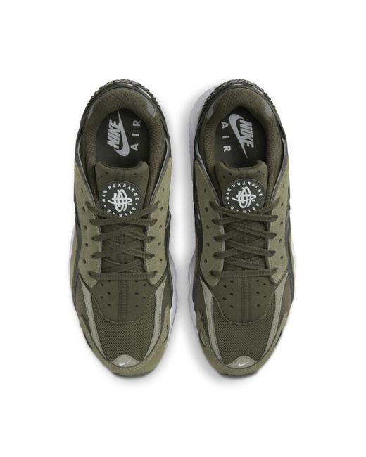 Nike Green Air Huarache Runner Shoes for men