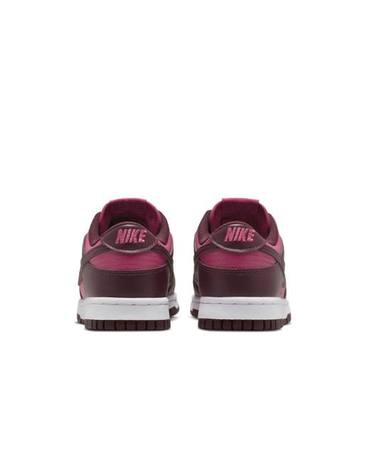 Nike Red Dunk Low Shoes