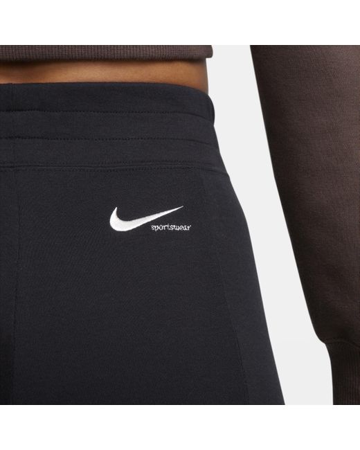 Nike Sportswear Collection Slit hem Pants in Black Lyst UK