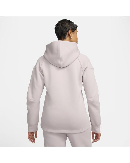 Nike Sportswear Tech Fleece Windrunner Hoodie Met Rits in het Gray