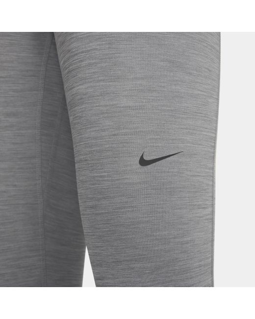 Nike Pro 365 7/8-legging Met Halfhoge Taille in het Blue
