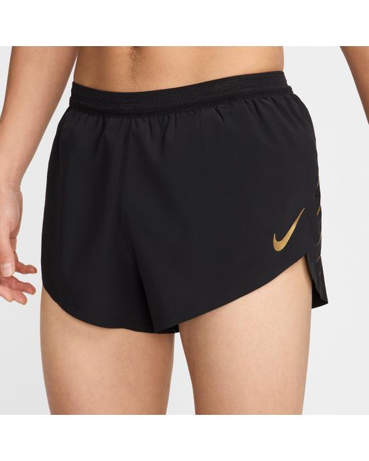 Nike Aeroswift X Jakob Dri-Fit Adv Hardloopshorts Voor (5 Cm) in het Black voor heren