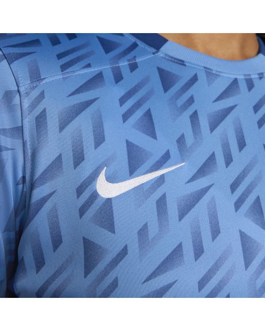 Nike Blue England 2023 Lionesses Stadium Away Dri-fit Football Shirt 50% Recycled Polyester
