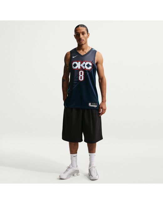 Nike Blue Jalen Williams Oklahoma City Thunder City Edition Nba Swingman Jersey for men