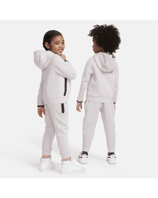 Completo in 2 pezzi con cappuccio sportswear tech fleece full-zip set di Nike in White