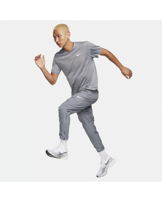 Nike Gray Challenger Dri-fit Woven Running Pants for men