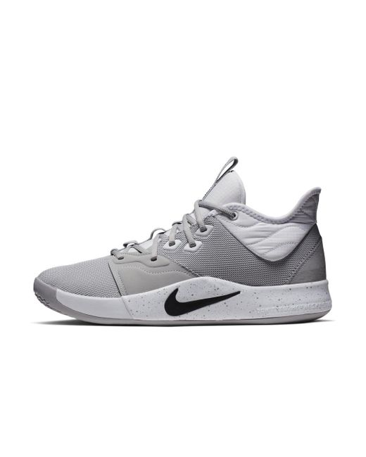 Nike Gray Paul George Pg 3 - Basketball Shoes