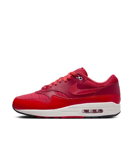 Nike Red Air Max 1 Shoes for men