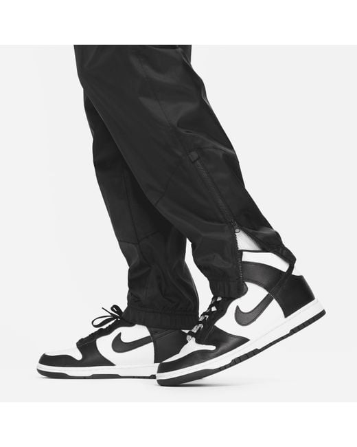 Nike Black Windrunner Woven Lined Pants for men