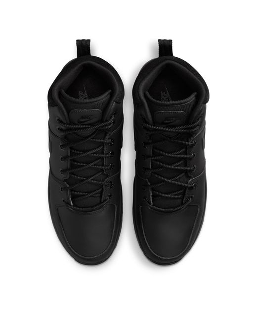 Nike Black Manoa Leather Boot for men