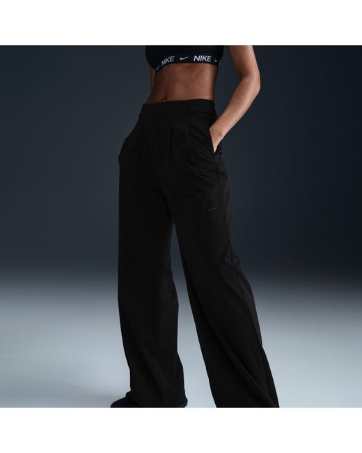 Nike Bliss Dri-Fit Trousers in Black | Lyst