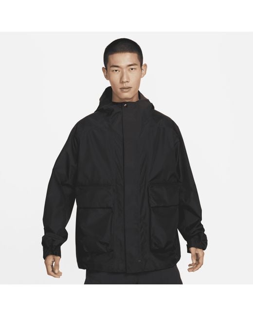 Nike Sportswear Storm-fit Adv Tech Pack Gore-tex Hooded Jacket In Black ...