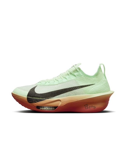 Nike Green Alphafly 3 'Eliud Kipchoge' Road Racing Shoes for men