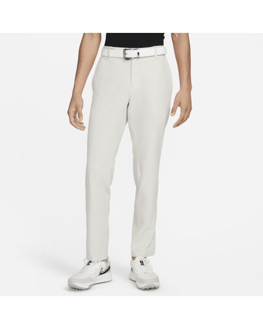 Nike White Tour Repel Flex Slim Golf Pants for men