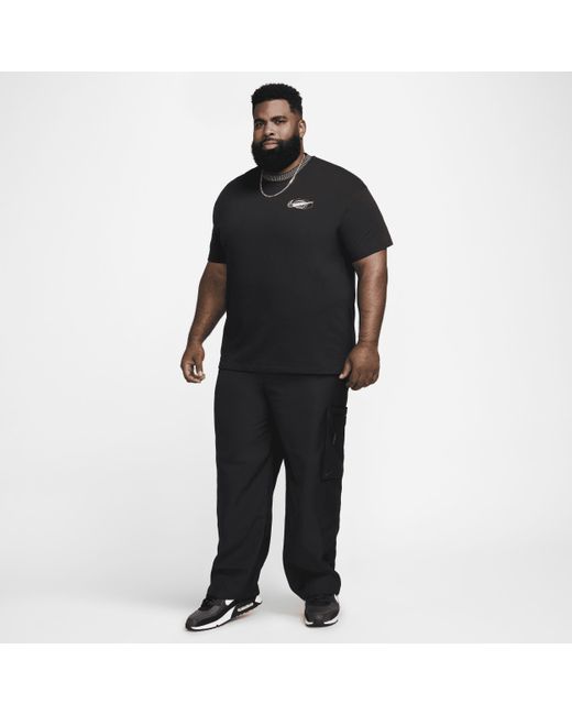Nike Black Sportswear Max90 T-shirt Cotton for men