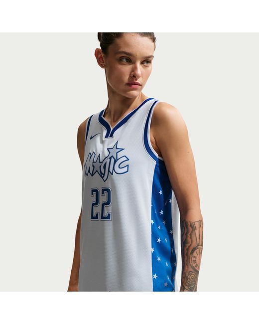 Nike Blue Franz Wagner Orlando Magic City Edition Nba Swingman Jersey for men
