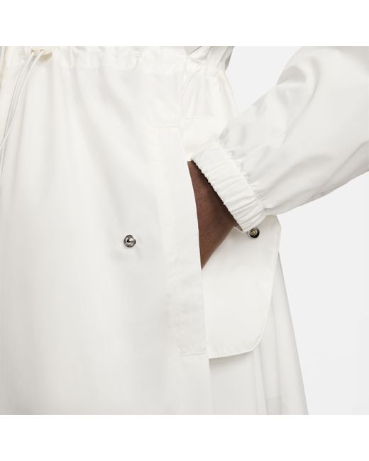 Nike White Sportswear Essential Trench Coat
