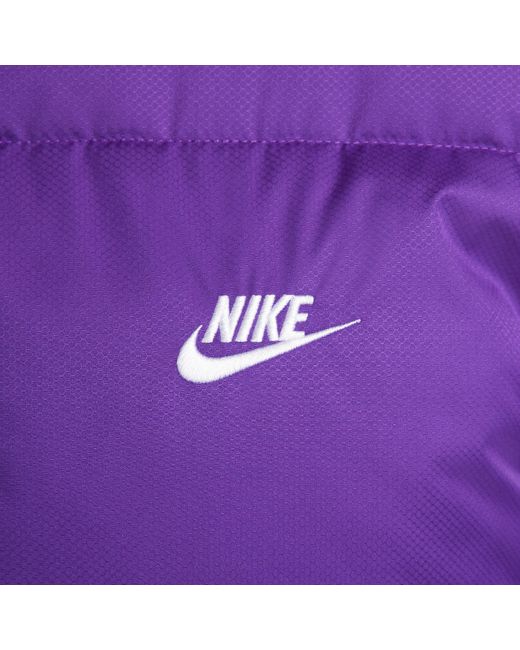 Nike Purple Sportswear Club Primaloft® Water-repellent Puffer Gilet 50% Recycled Polyester for men