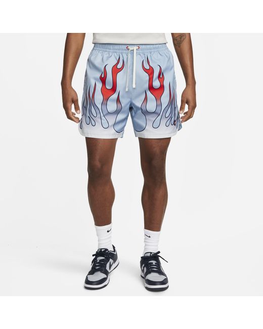 Nike Sportswear Woven Flow Americana Shorts in Blue for Men Lyst