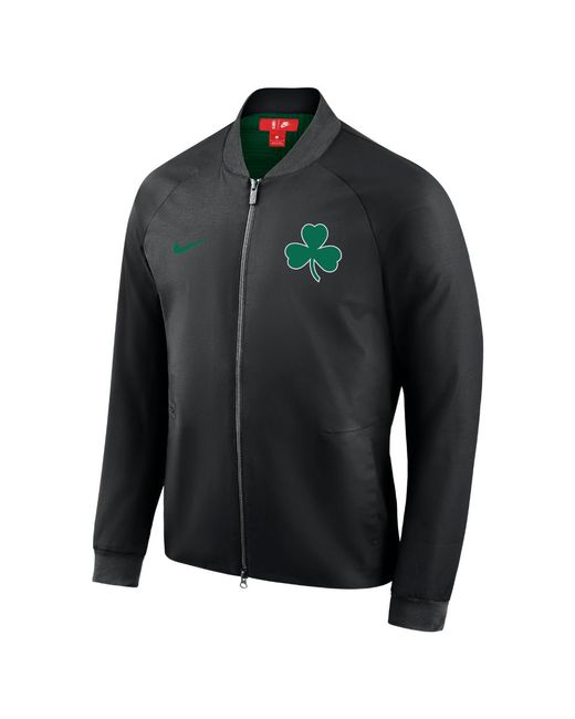 Nike Cotton Boston Celtics City Edition Modern Men's Nba Varsity Jacket in  Black for Men | Lyst