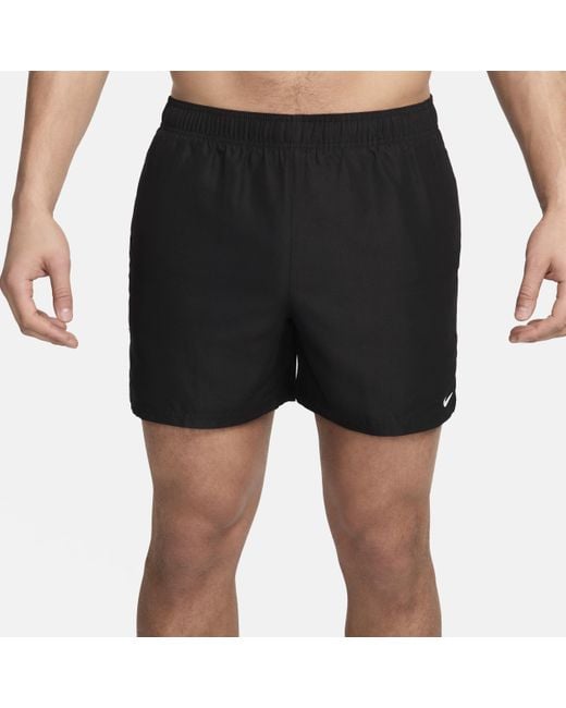 Nike Essential Lap Volley Zwemshorts in het Black voor heren