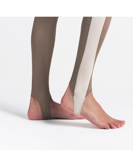 Nike White Skims Shine High-Waisted 26" Stirrup Leggings With Drawcord