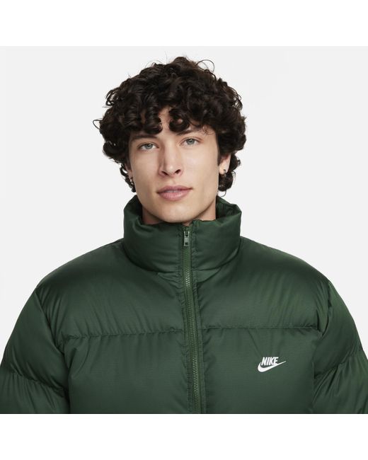 Nike Green Sportswear Club Puffer Jacket for men