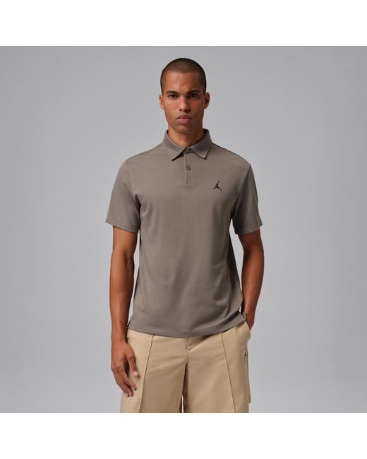 nike brown golf polo