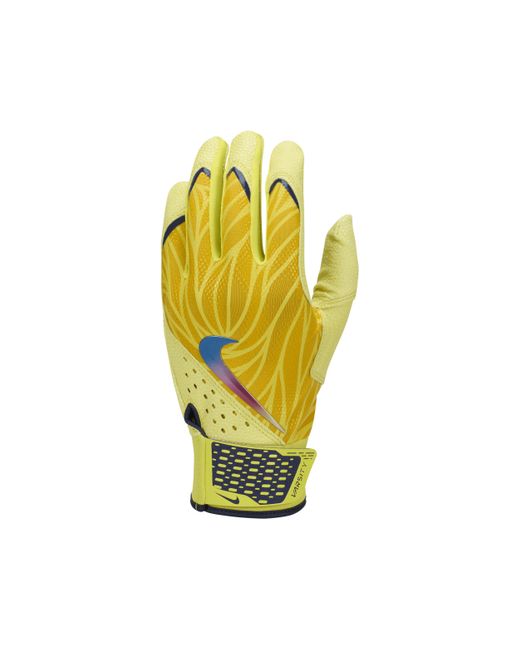 Nike Yellow Alpha Varsity "ronald Acuña Jr." Batting Gloves for men