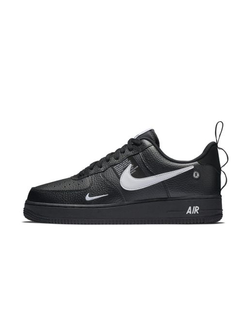 Nike Air Force 1' 07 Lv8 Utility Shoe in Black for Men | Lyst UK