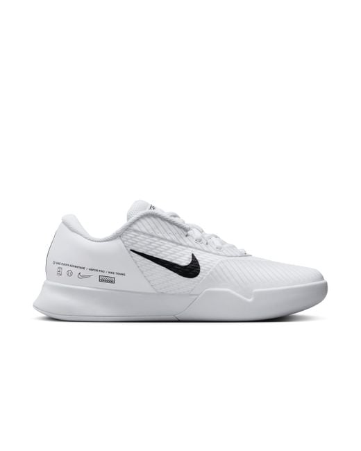 Nike White Court Air Zoom Vapor Pro 2 Carpet Tennis Shoes for men