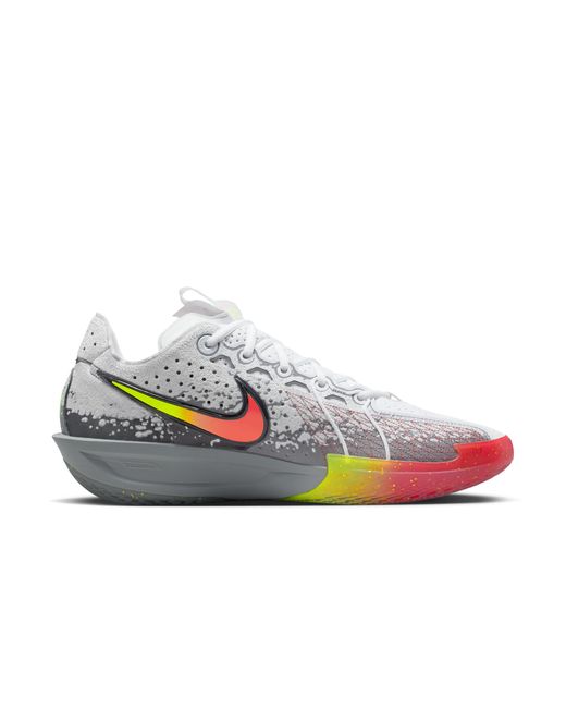 Nike Gray G.T. Cut 3 Basketball Shoes for men