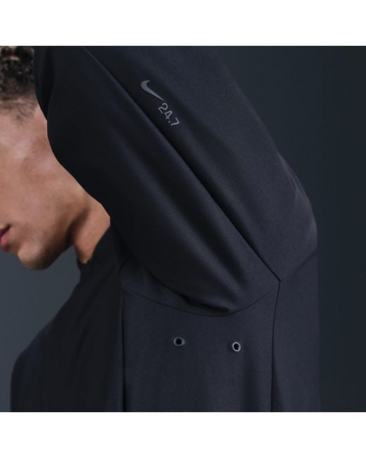 Nike Blue 24.7 Octa Therma-Fit Bomber Jacket for men